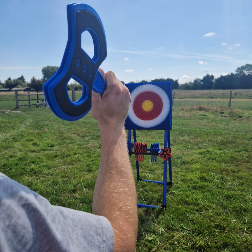 Safe soft-tip axe throwing game