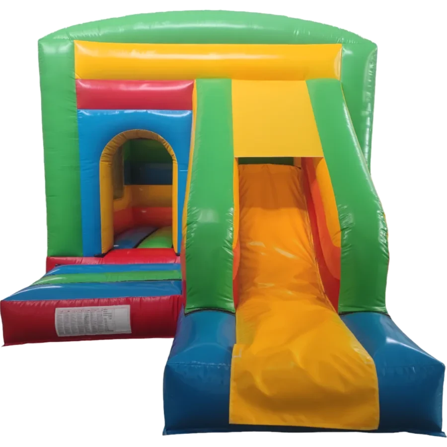 Colourful Jump and Slide bouncy castle