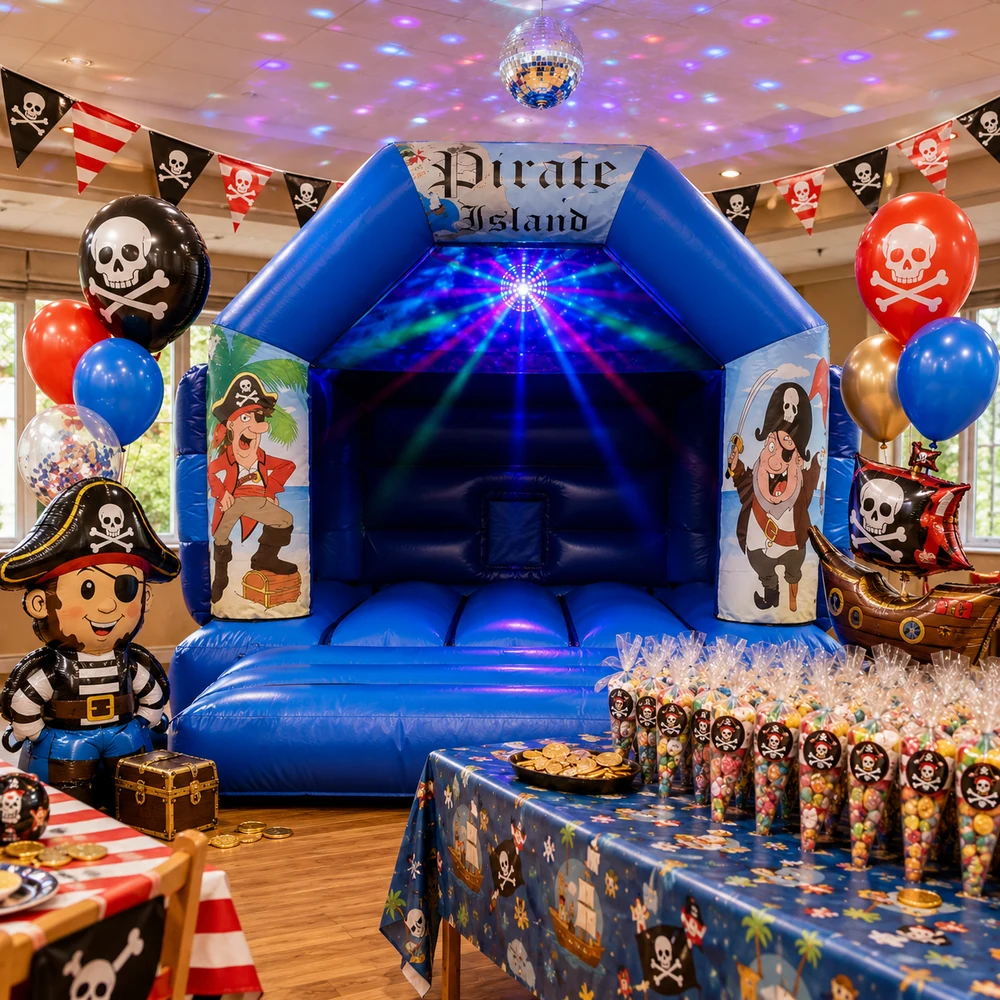 Pirate themed party setup