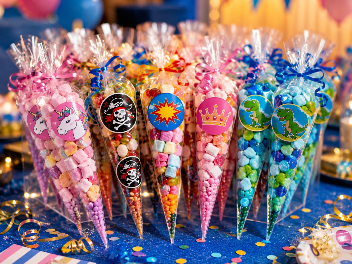 Themed sweet cones